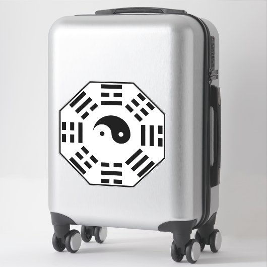 8 trigram - Yin Yang - Feng Shui Sticker (Koffer)