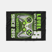 8 Unlocked Geweldige 2015 Videospel 8e Verjaardag Fleece Deken (Voorkant (Horizontaal))