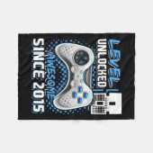 8 Unlocked Geweldige 2015 Videospel 8e Verjaardag  Fleece Deken (Voorkant (Horizontaal))