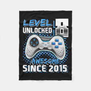 8 Unlocked Geweldige 2015 Videospel 8e Verjaardag  Fleece Deken