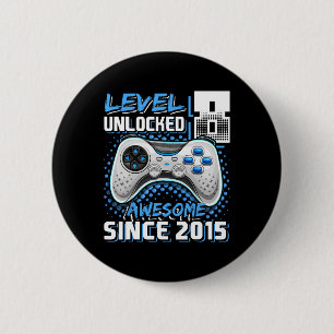 8 Unlocked Geweldige 2015 Videospel 8e Verjaardag Ronde Button 5,7 Cm