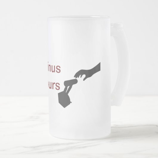 8 uur matglas bierpul (Voorkant rechts)