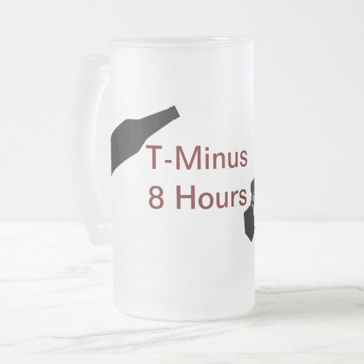 8 uur matglas bierpul (Voorkant links)