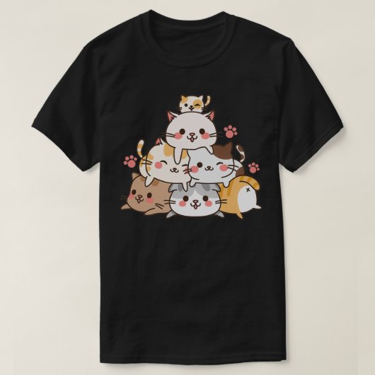 8 van de 10 katten Aftellen T-shirt (Design voorkant)