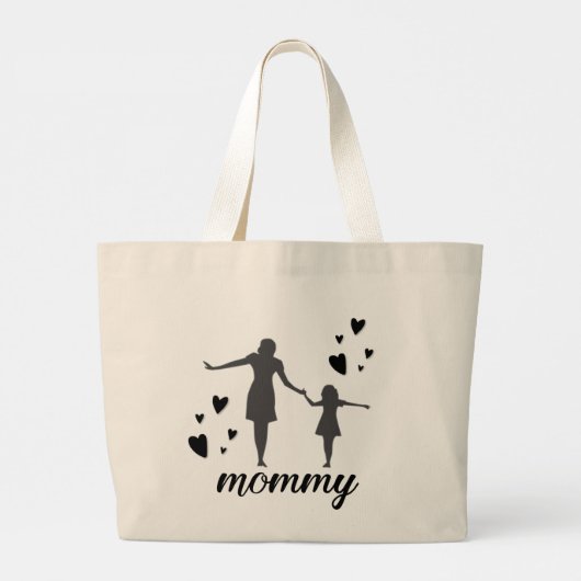 8.verjaardagsgeschenk voor moeder, moederdag cadea grote tote bag (Achterkant)