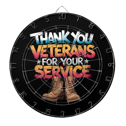 #8 Veteranen Dartbord (Voorkant)