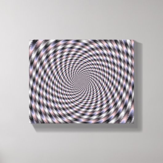 8 Vodkas te veel - fractal Canvas Afdruk (Voorkant)