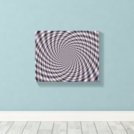 8 Vodkas te veel - fractal Canvas Afdruk (Insitu (Houten vloer))