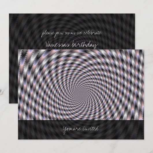 8 Vodkas te veel - fractal Kaart (Voorkant / Achterkant)