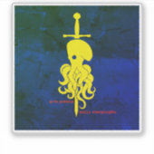 8 voet, geen genade sticker (Voorkant)