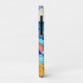 *~* 8 Waterverf Zee strand parasol zand Case-Mate iPhone Case (Achterkant/links)