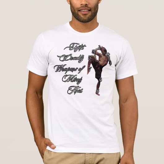 8 Weapons Muay Thai T-shirt (Voorkant)