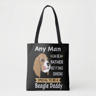 8 Willekeurig Man Beagle Daddy Tote Bag