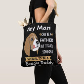 8 Willekeurig Man Beagle Daddy Tote Bag (Dichtbij)