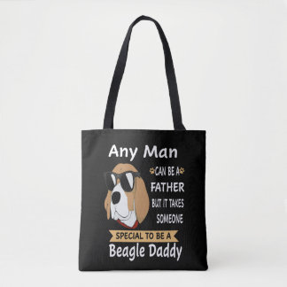 8 Willekeurig Man Beagle Daddy Tote Bag