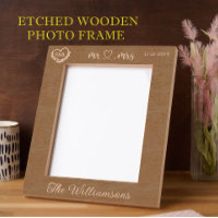 8 "x10" Huwelijksfoto Gift voor Families Date Hear