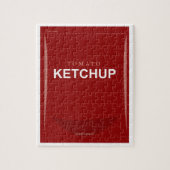 8 x10-inch Ketchup Packet Puzzle Legpuzzel (Verticaal)