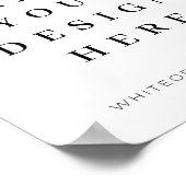 8"x10" op maat gedrukt uithangbord poster (Hoek)