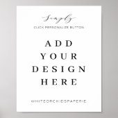 8"x10" op maat gedrukt uithangbord poster (Voorkant)