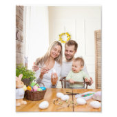 8" x 10" Family Photo Premium Pasen Satijn Afdrukk Foto Afdruk (Voorkant)