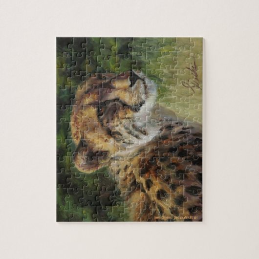 8 x 10-inch Cheetah Puzzle Legpuzzel (Verticaal)