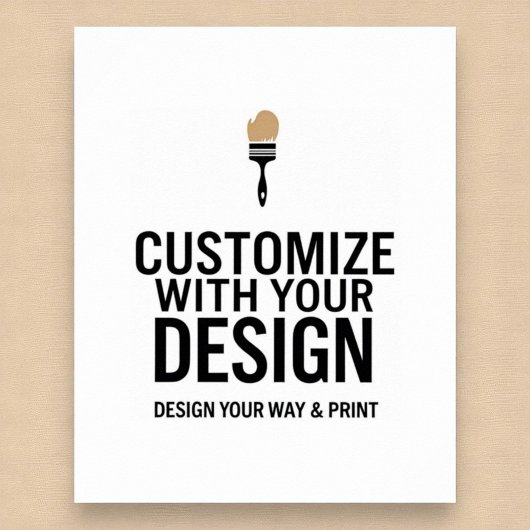  8 x 10-inch leeg eventweergavebord poster