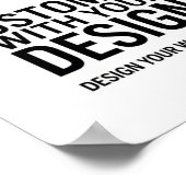 8 x 10-inch leeg eventweergavebord poster (Hoek)