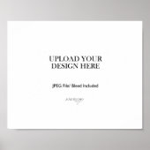 8 x 10-inch Posters wandkunst horizontaal (Voorkant)