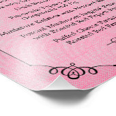 8 x 10  Linen Table Menu voor Framing Foto Afdruk (Hoek)