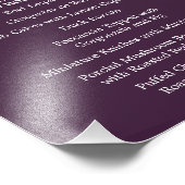 8 x 10 Menu Cocktail-tabel voor Framing Foto Afdruk (Hoek)