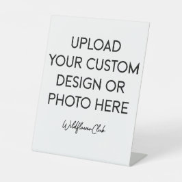 8" x 10" Plastic voetstukstandaard bord Reclamebord Met Voetstuk