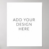 8"x 10"Portretdruk Poster (Voorkant)