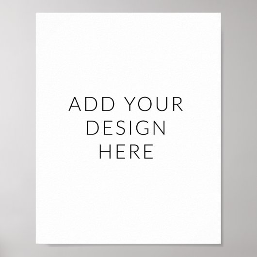 8"x 10"Portretdruk Poster (Voorkant)