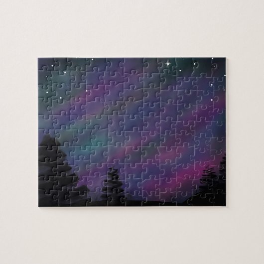 8 x 10 Puzzle - Aurora Borealis Legpuzzel (Horizontaal)