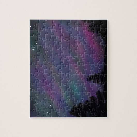 8 x 10 Puzzle - Aurora Borealis Legpuzzel (Verticaal)