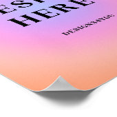 8 x 10 verticale gedrukte kunst poster (Hoek)