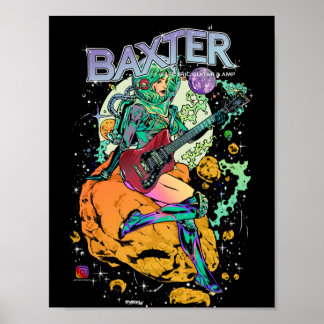 8' x 12' Baxter Cosmonaut Poster