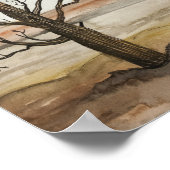 8 x 12 inch, Poster van de lentesboom (Matte) (Hoek)