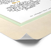 8 x 20 Een gezond kind bouwen, Parchment Aqua Blue Poster (Hoek)