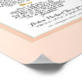 8 x 20 Een gezond kind bouwen, Parchment Aqua Blue Poster (Hoek)