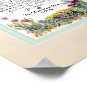 8 x 20 om een Happy Home, Parchment Blue te bouwen Poster (Hoek)