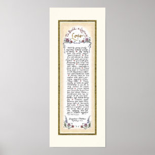 8 x 20 voor de bouw van een blijvend liefdescream- poster