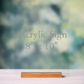 8" x 25" acryl bord (Neutraal)