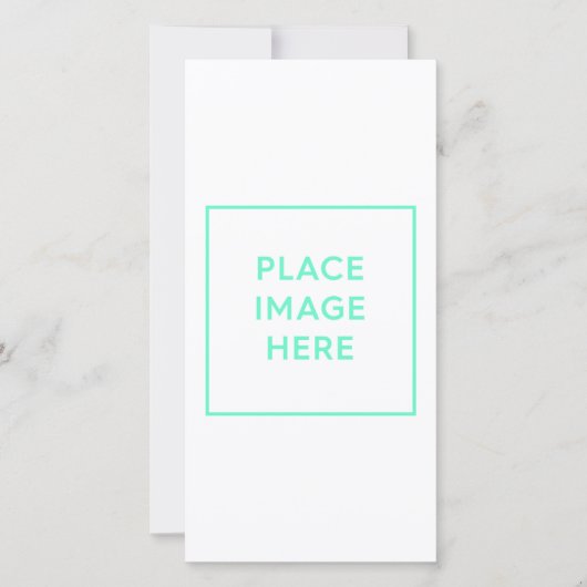 8" x 4" platte wenskaart kaart (Voorkant)