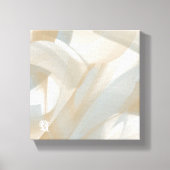 8 x 8" Sandy Tornado Trend Abstracte Art Beige Canvas Afdruk (Voorkant)