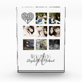 8 x FOTO COLLAGE Passen getrouwd Persoonlijke WEDI (Voorkant)