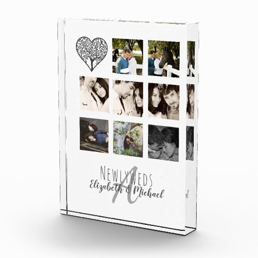 8 x FOTO COLLAGE Passen getrouwd Persoonlijke WEDI (Rechts)