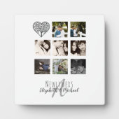 8 x FOTO COLLAGE Passen getrouwd Persoonlijke WEDI Fotoplaat (Voorkant)