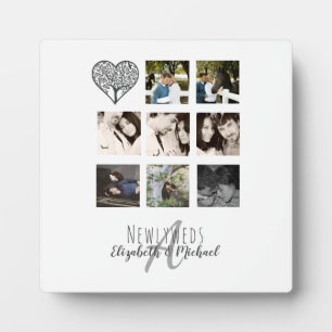 8 x FOTO COLLAGE Passen getrouwd Persoonlijke WEDI Fotoplaat