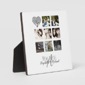 8 x FOTO COLLAGE Passen getrouwd Persoonlijke WEDI Fotoplaat (Voorkant)